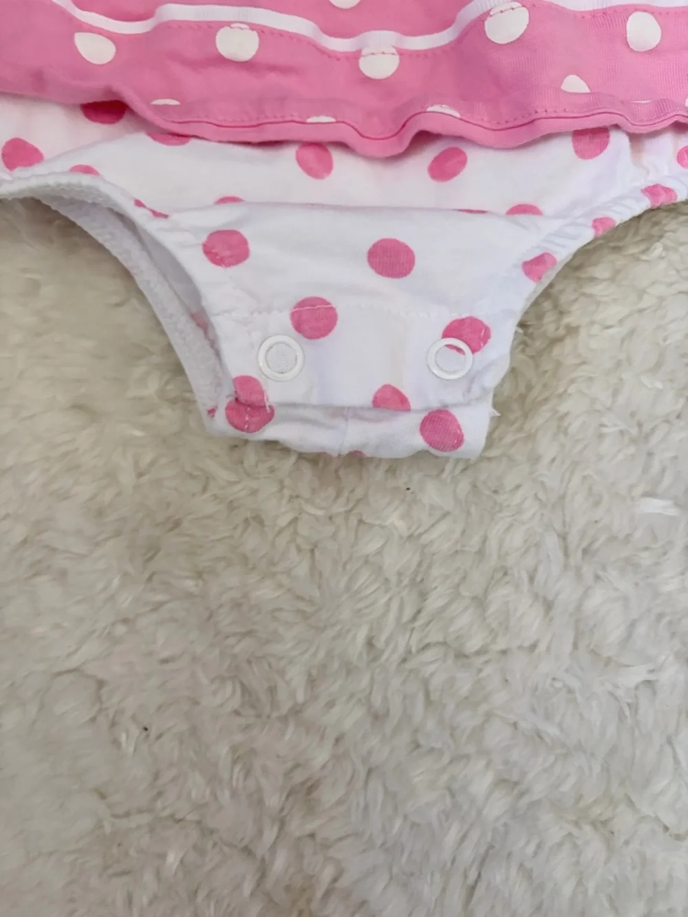 5/$30 🎈 Fresh produce Polka Dot Baby Girl Bubble Romper size 18 months
